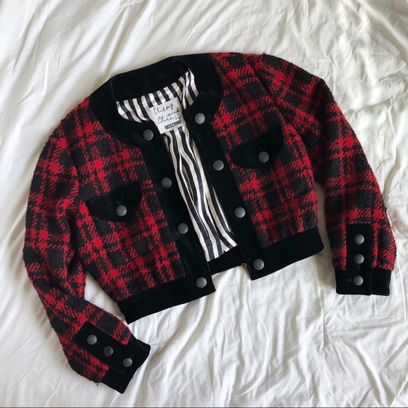 💸 SOLD :: Moschino Cropped Bomber Jacket 10 - Picture 2 of 8